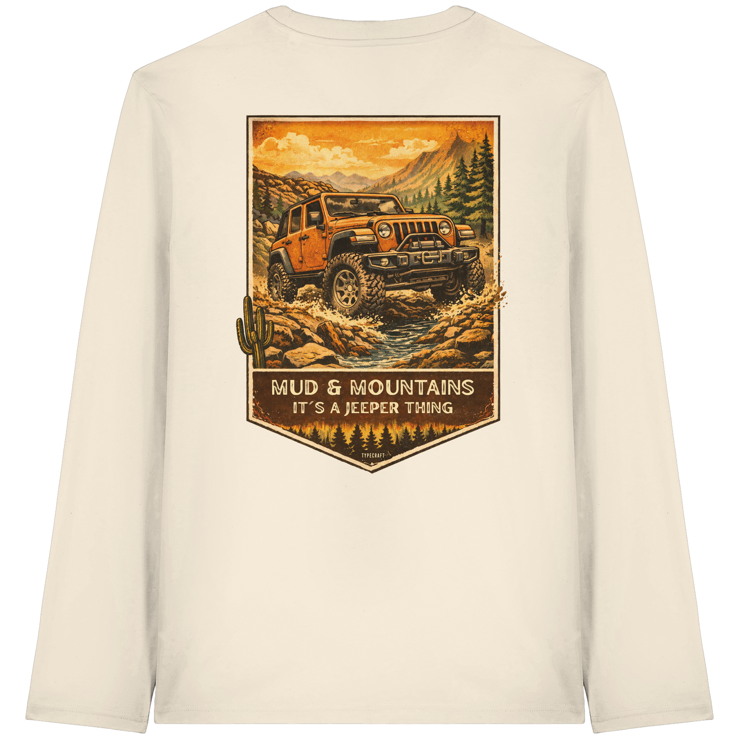 Offroad Legends - Mud & Mountains - Organic Longsleeve T-Shirt