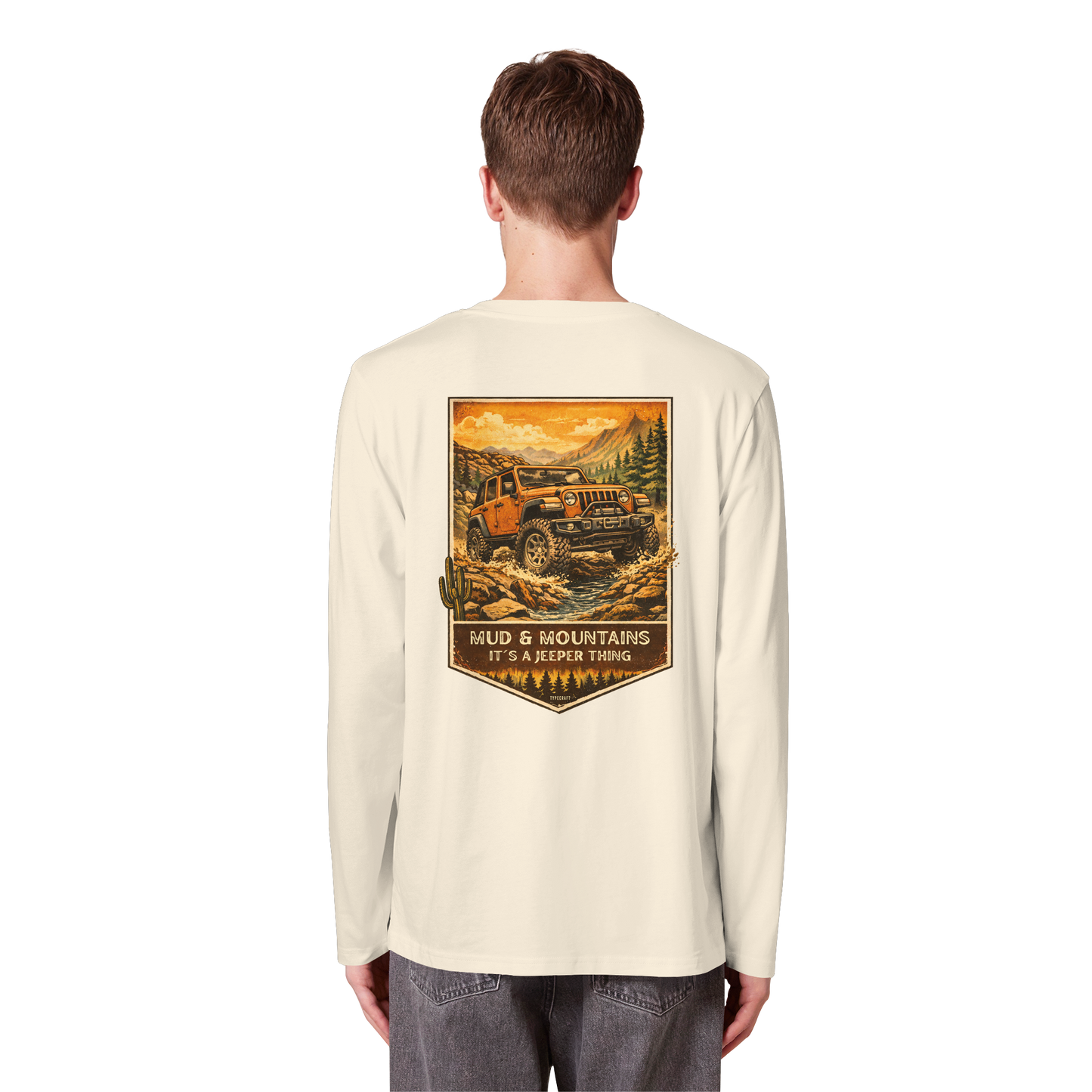 Offroad Legends - Mud & Mountains - Organic Longsleeve T-Shirt