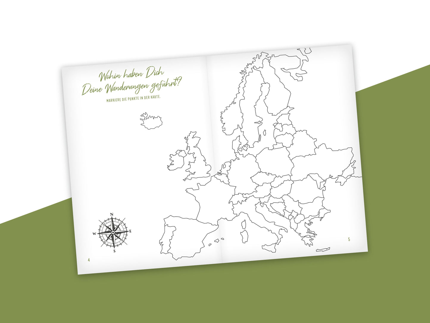 Mein Wander-Tourenbuch - Das Tourenbuch für unterwegs