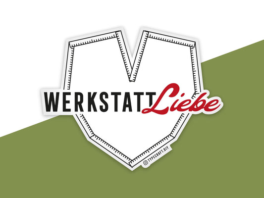 Sticker Paket „Werkstattliebe“ – Für Heimwerker, Handwerker & DIY-Fans