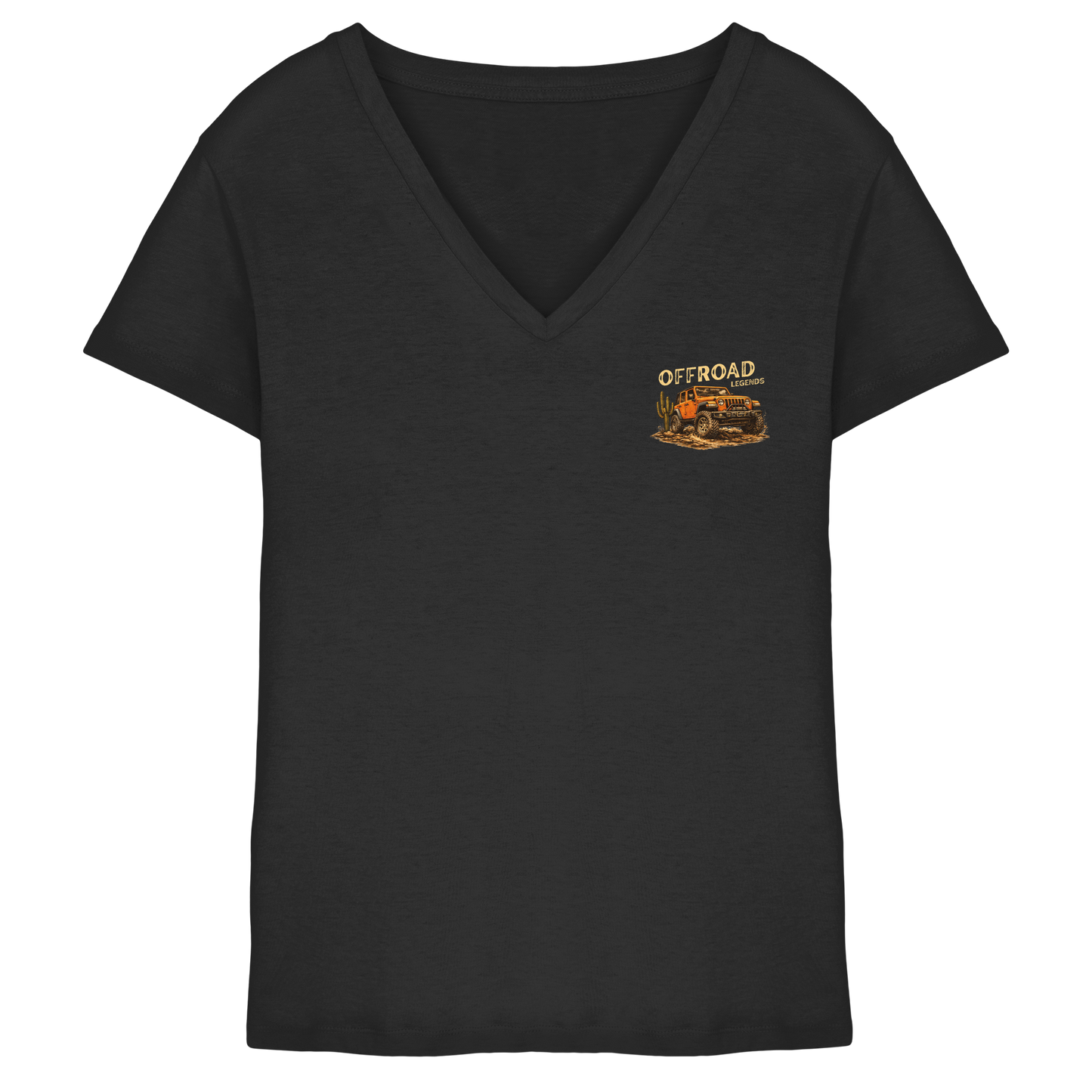 Offroad Legends - Mud & Mountains - Ladies V-Neck Shirt