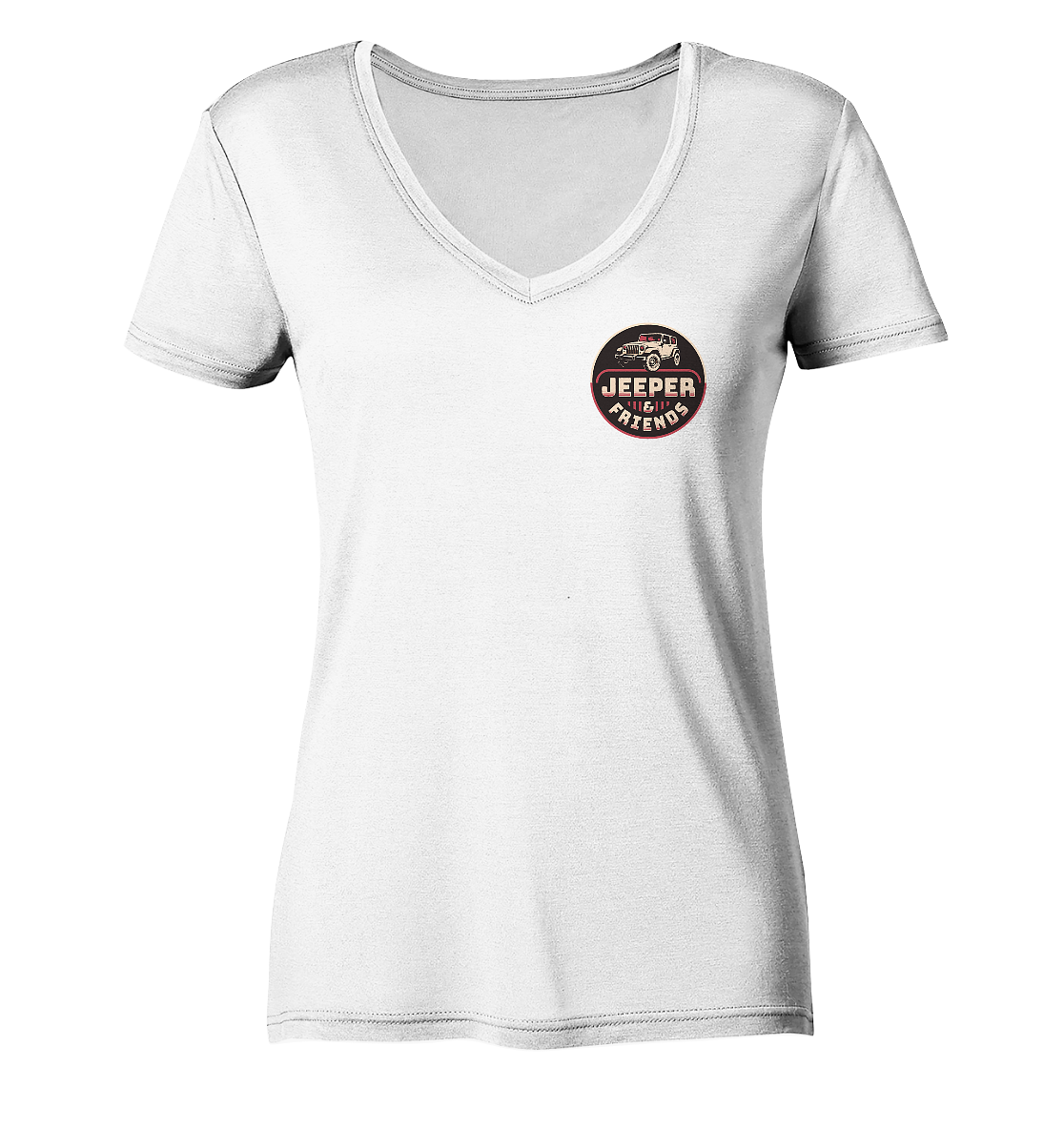Jeeper & Friends - Ladies V-Neck Shirt