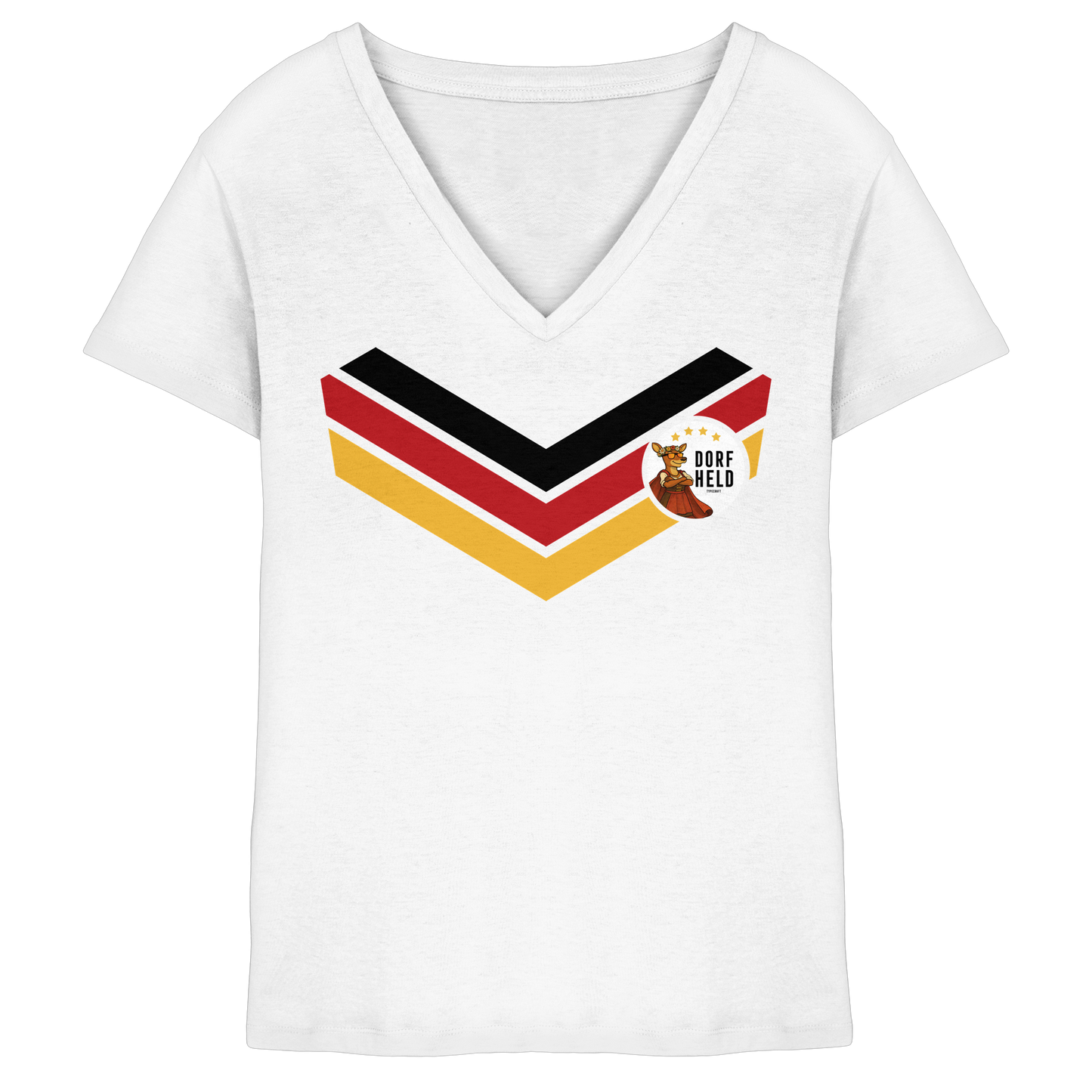 Dorfheld Deutschland Fanshirt - Ladies V-Neck Shirt