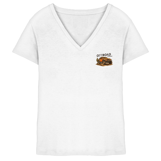 Offroad Legends - Mud & Mountains - Ladies V-Neck Shirt