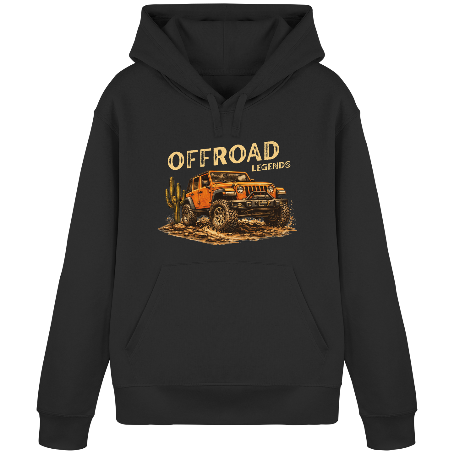Offroad Legends - Mud & Mountains - Organic Basic Hoodie