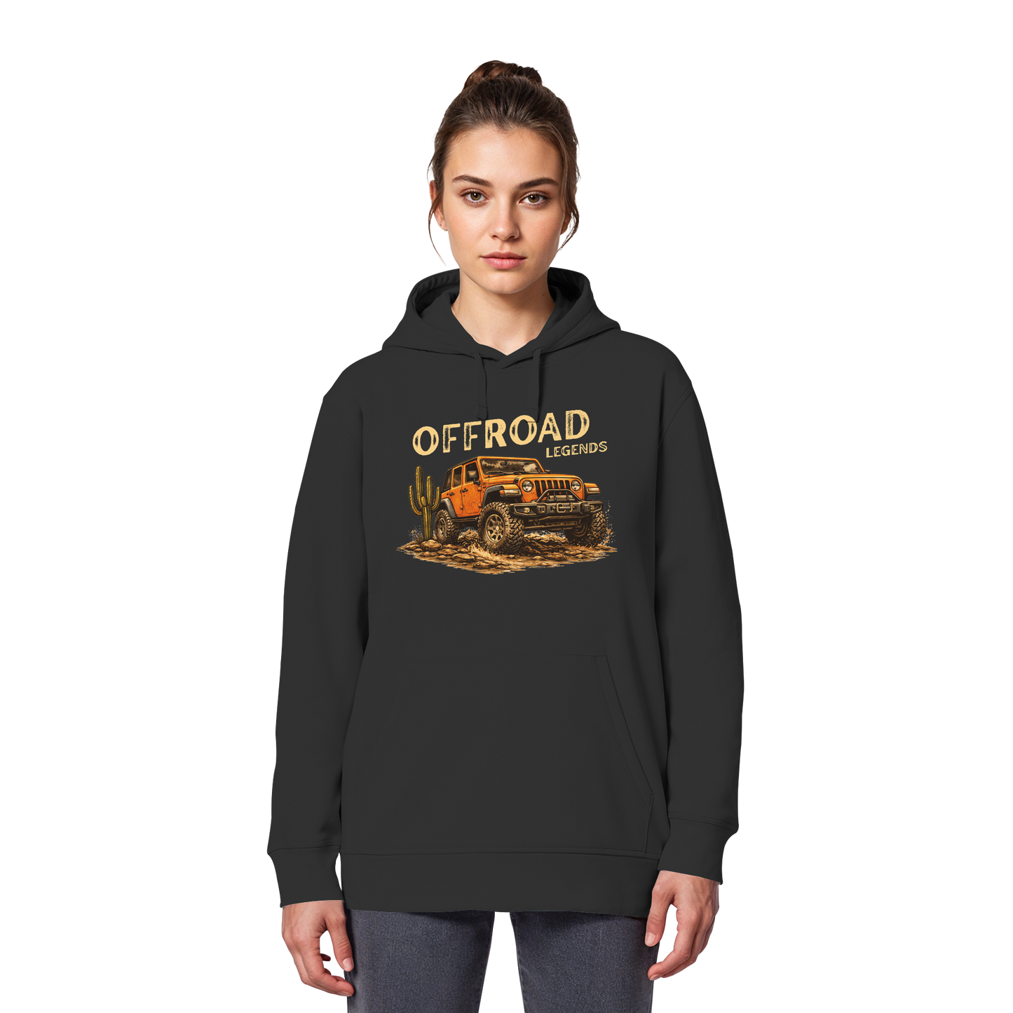 Offroad Legends - Mud & Mountains - Organic Basic Hoodie