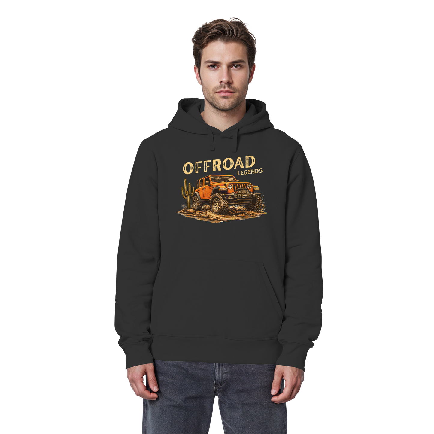 Offroad Legends - Mud & Mountains - Organic Basic Hoodie