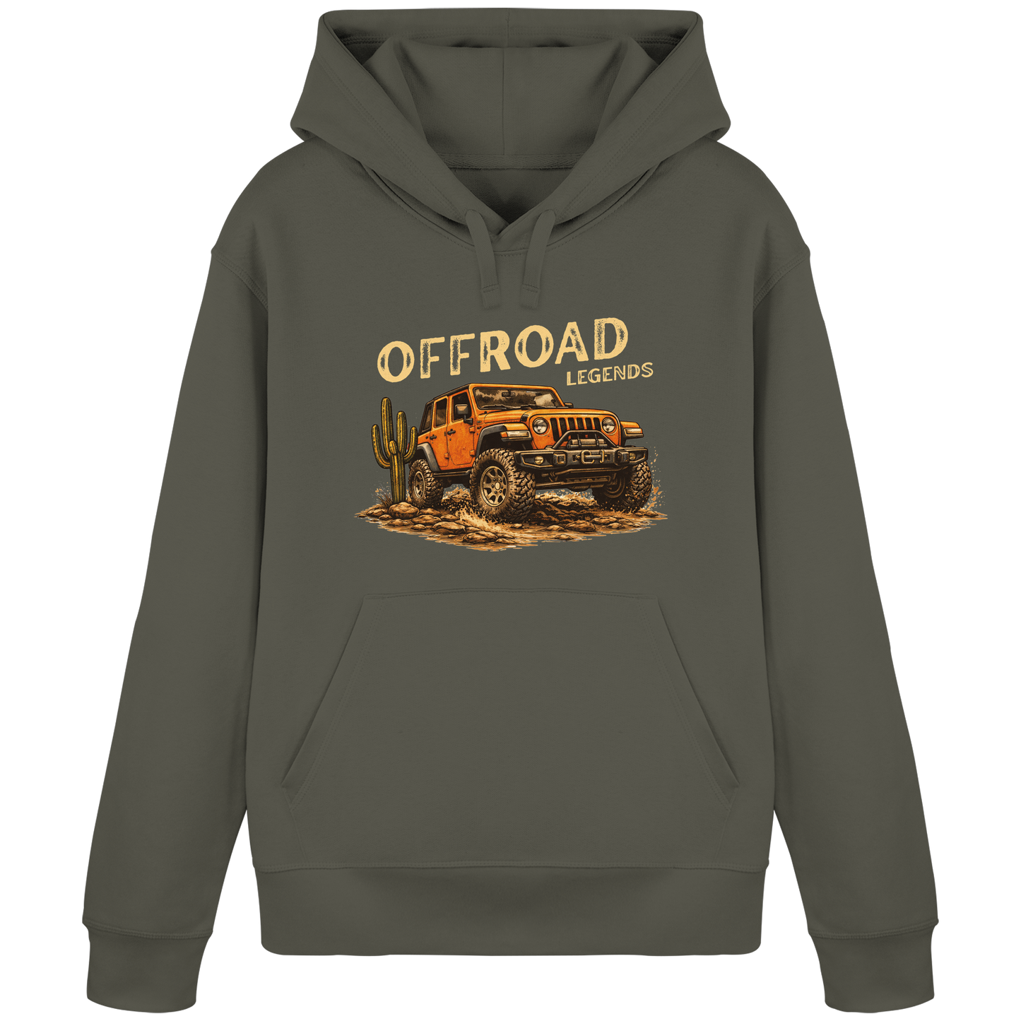 Offroad Legends - Mud & Mountains - Organic Basic Hoodie