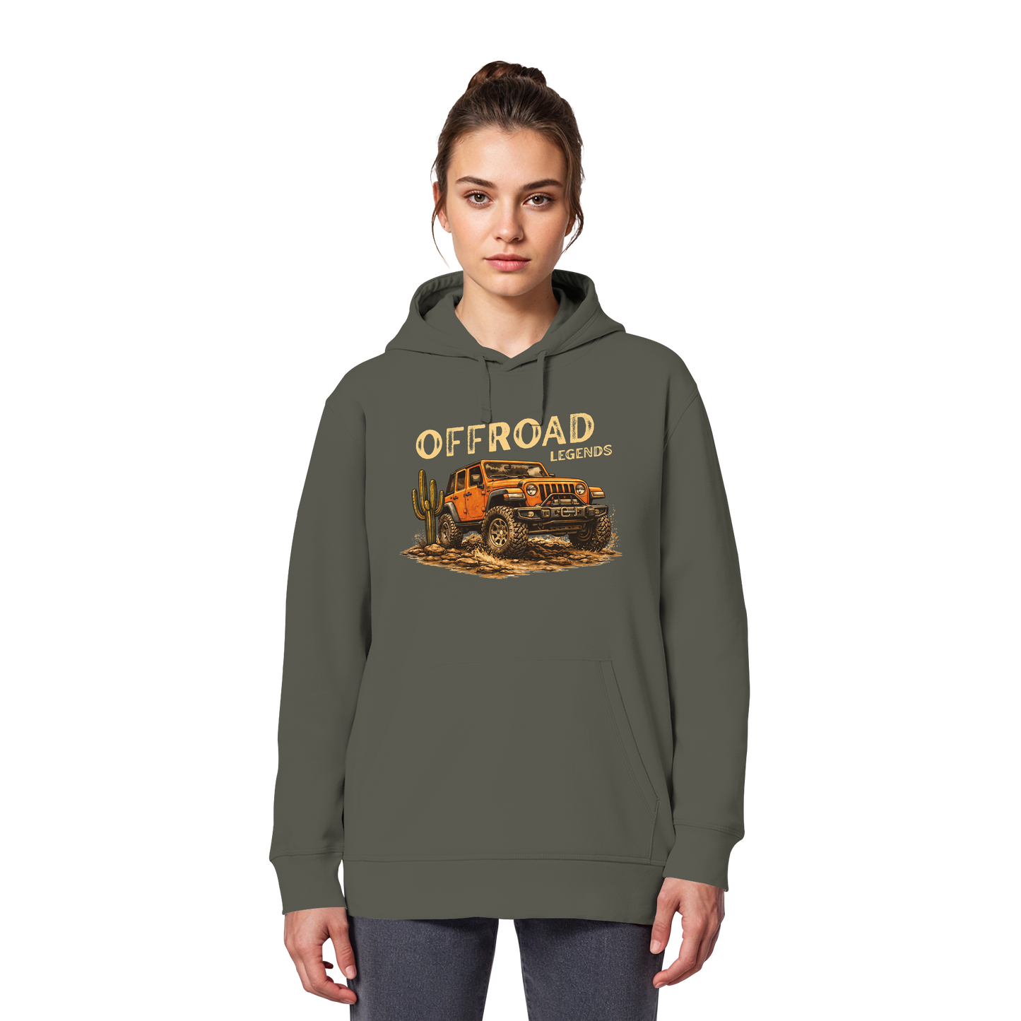 Offroad Legends - Mud & Mountains - Organic Basic Hoodie