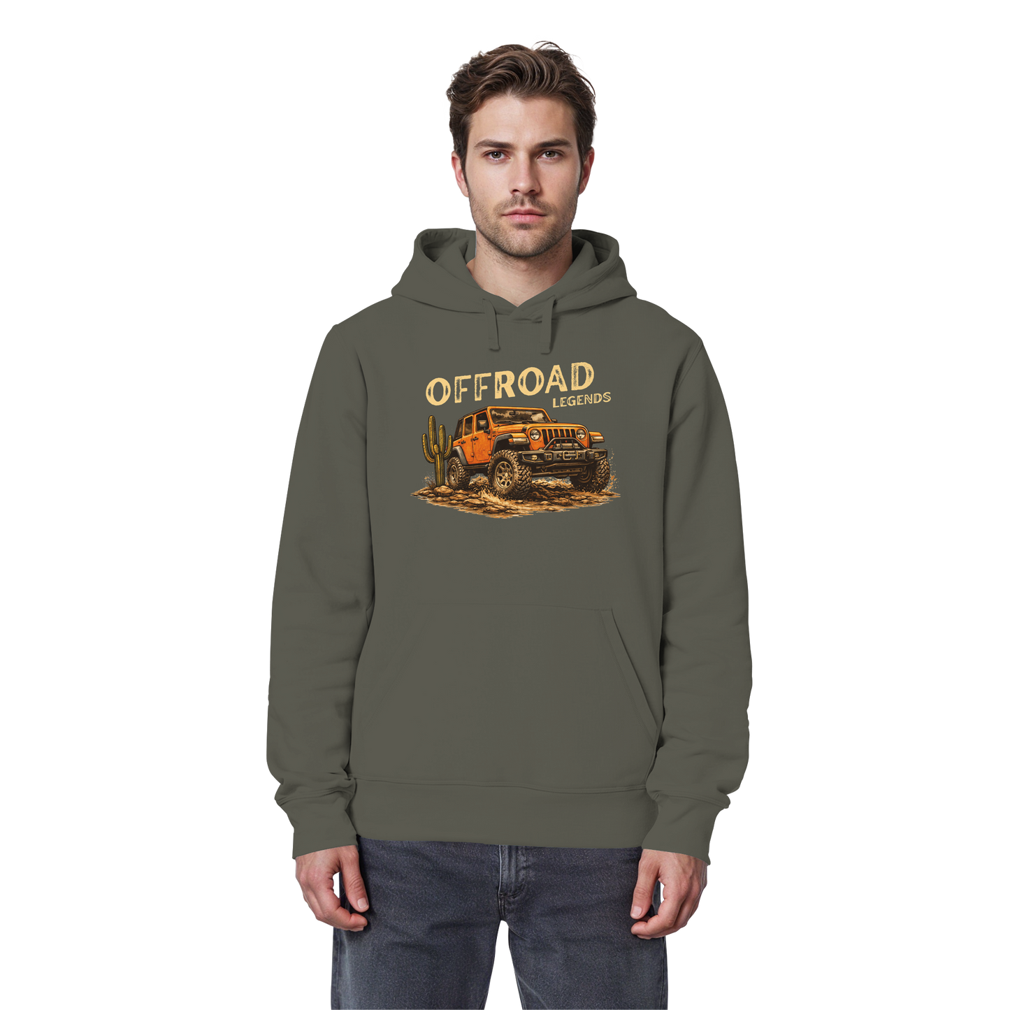 Offroad Legends - Mud & Mountains - Organic Basic Hoodie