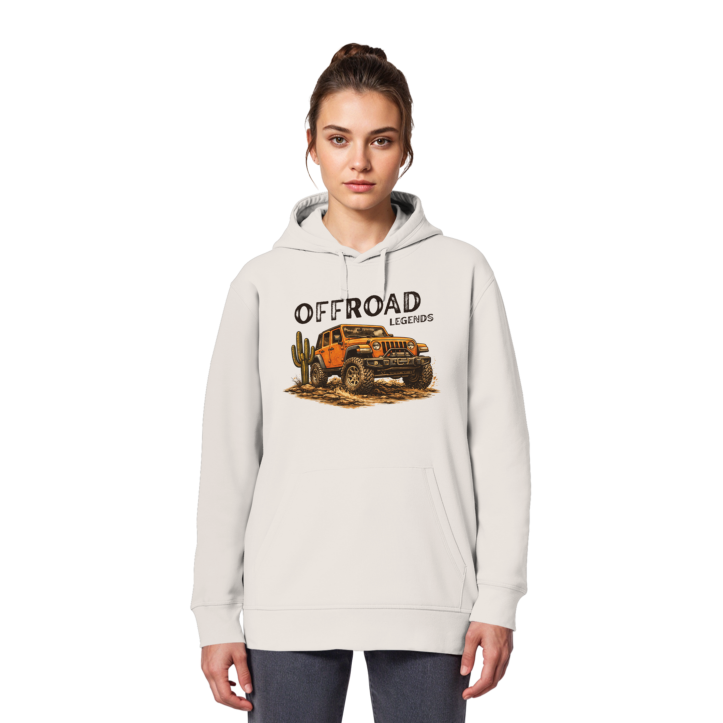 Offroad Legends - Mud & Mountains - Organic Basic Hoodie