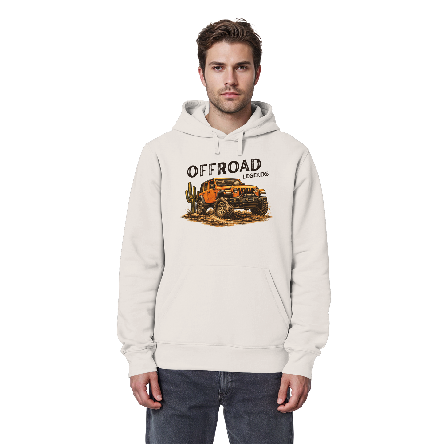 Offroad Legends - Mud & Mountains - Organic Basic Hoodie