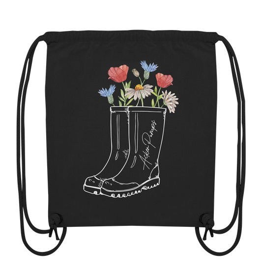 Organic Gym-Bag „Acker Pumps“ – Dein Dorfkind-Statement für Alltag, Partys & Festivals
