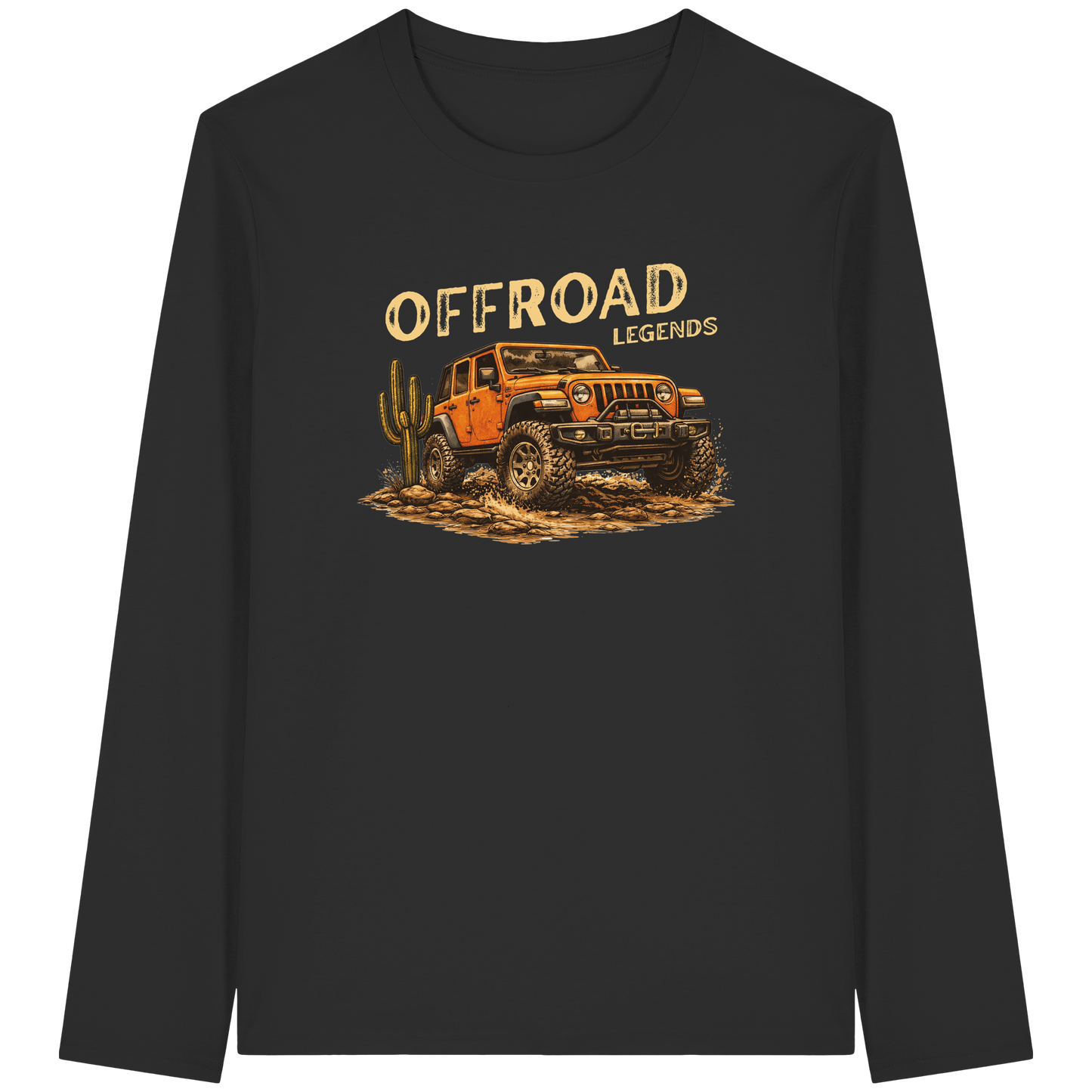 Offroad Legends - Mud & Mountains - Organic Longsleeve T-Shirt