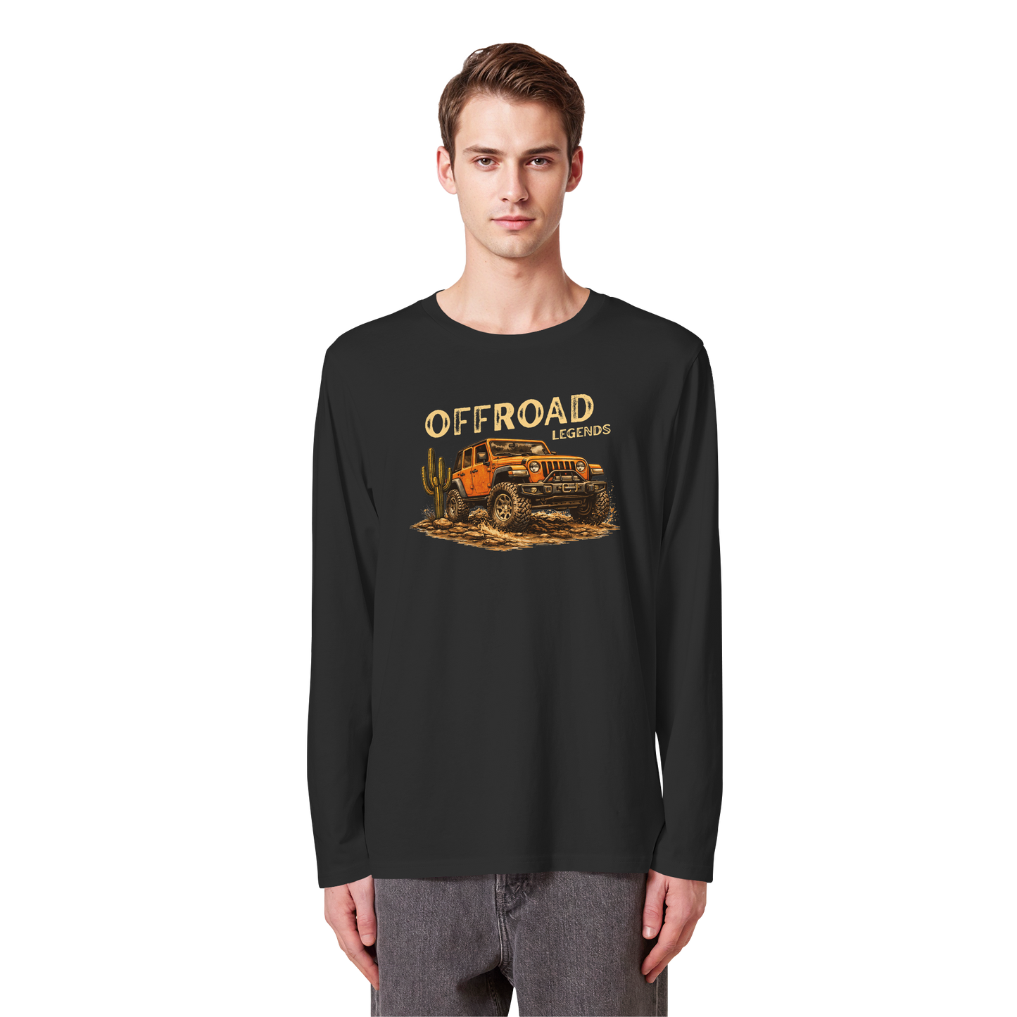 Offroad Legends - Mud & Mountains - Organic Longsleeve T-Shirt