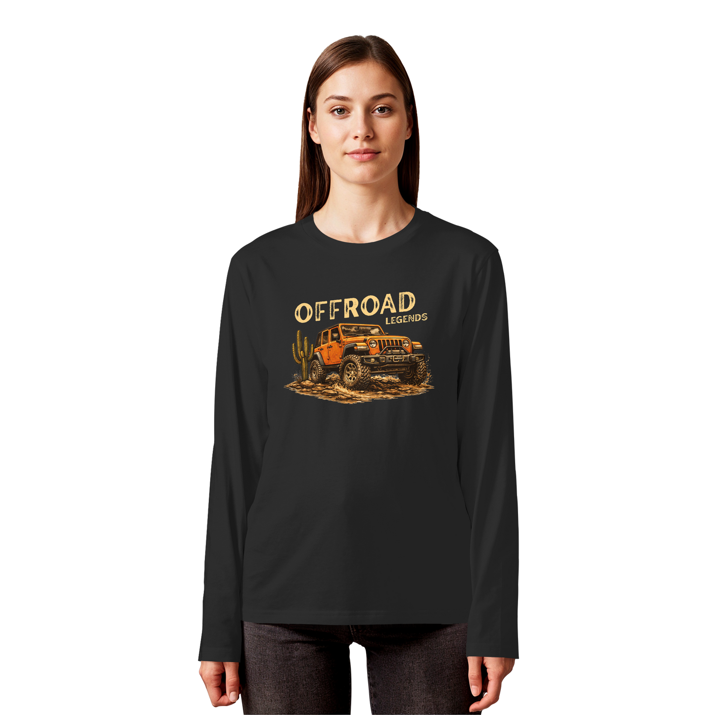 Offroad Legends - Mud & Mountains - Organic Longsleeve T-Shirt