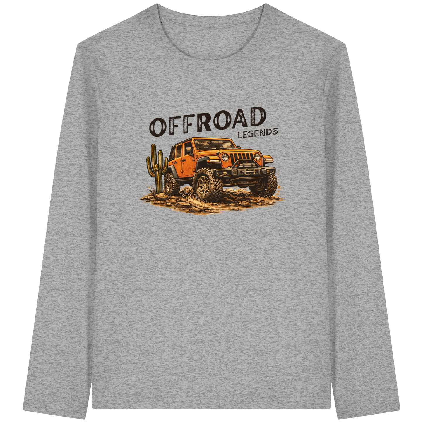Offroad Legends - Mud & Mountains - Organic Longsleeve T-Shirt