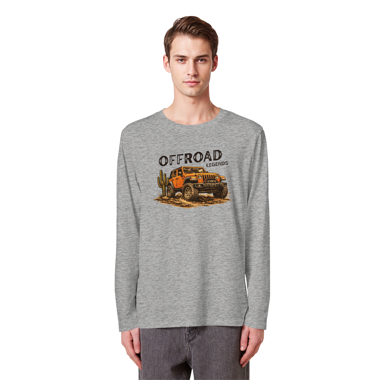 Offroad Legends - Mud & Mountains - Organic Longsleeve T-Shirt