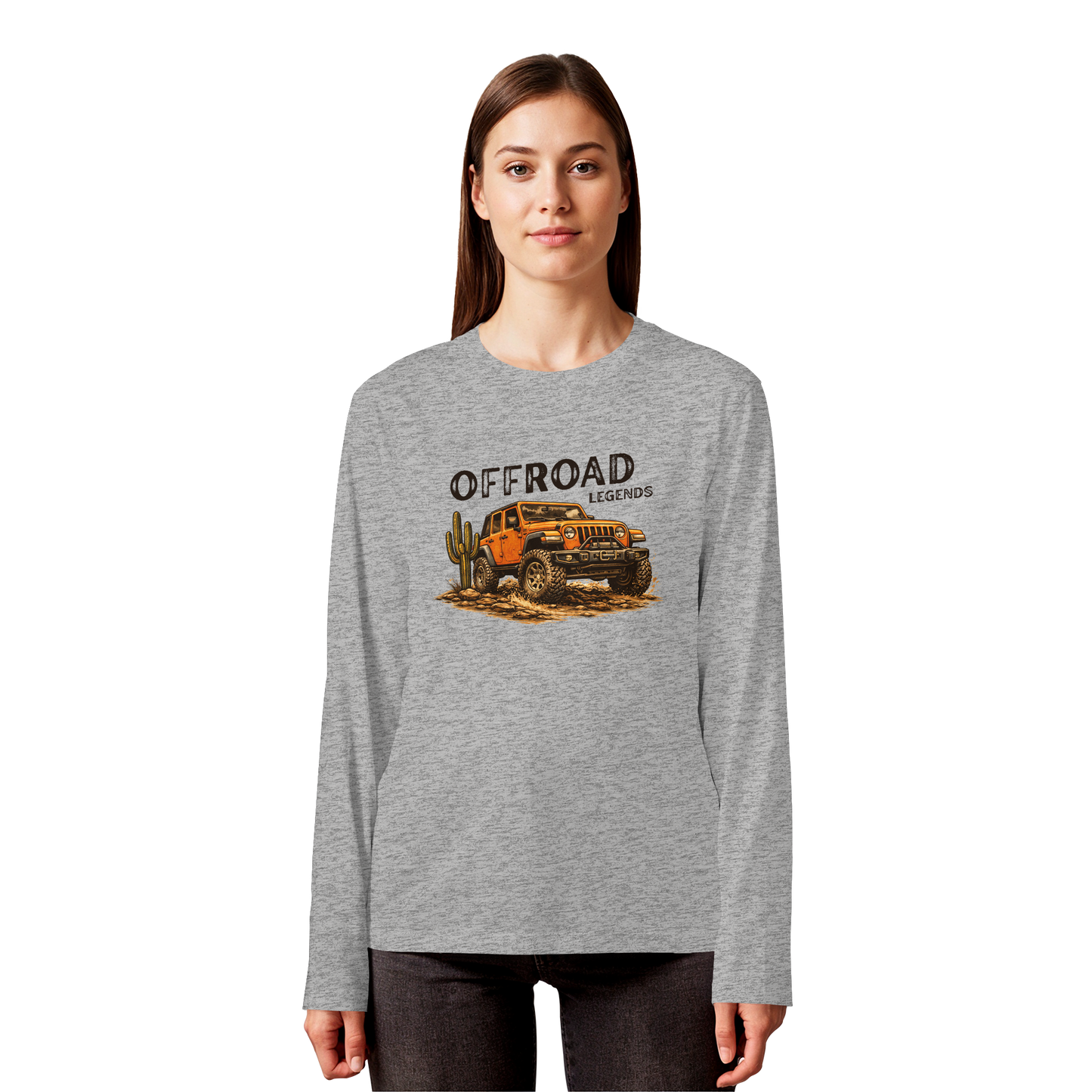 Offroad Legends - Mud & Mountains - Organic Longsleeve T-Shirt