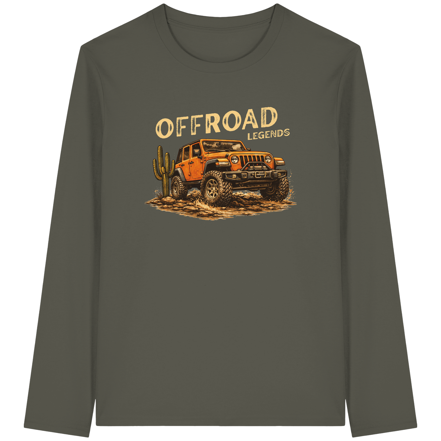 Offroad Legends - Mud & Mountains - Organic Longsleeve T-Shirt