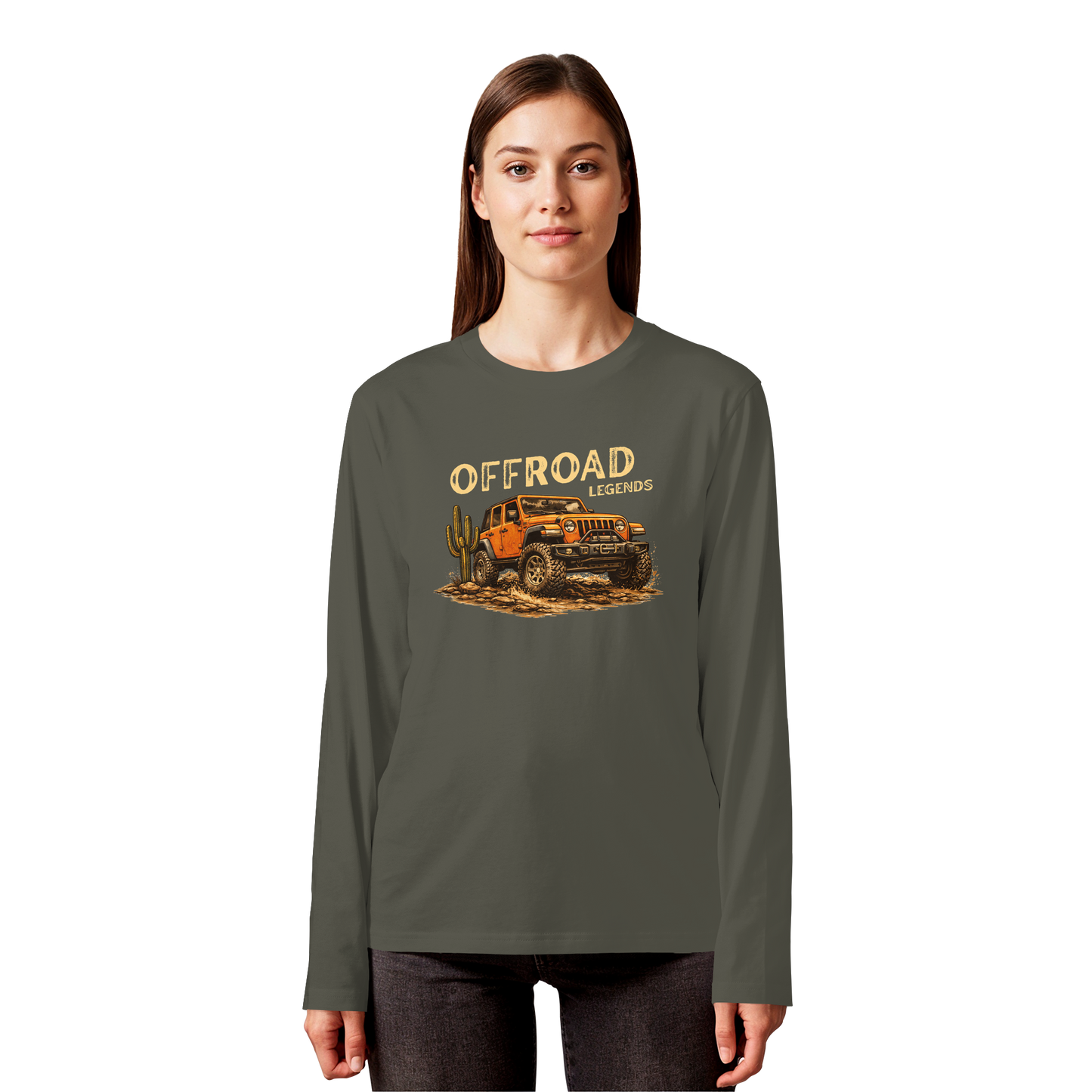 Offroad Legends - Mud & Mountains - Organic Longsleeve T-Shirt