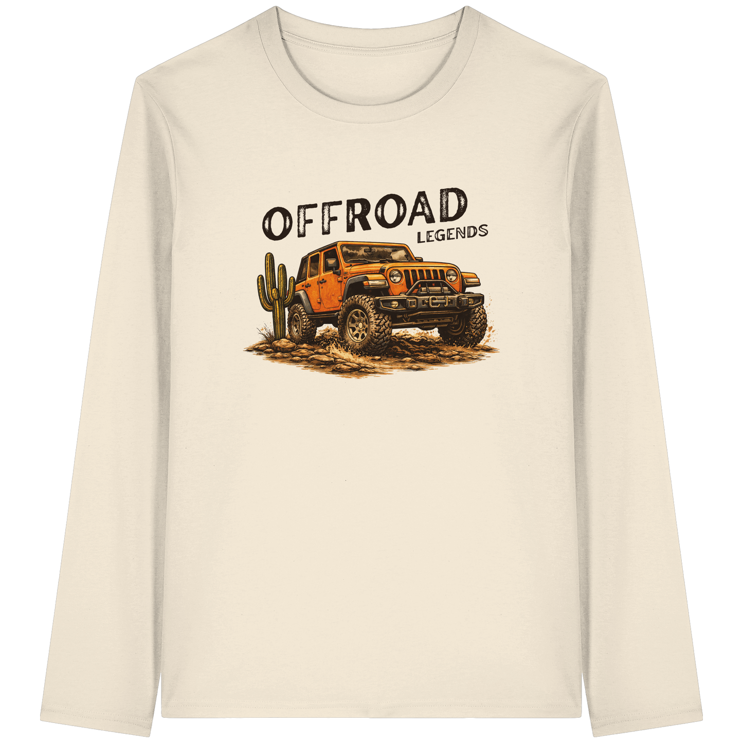 Offroad Legends - Mud & Mountains - Organic Longsleeve T-Shirt