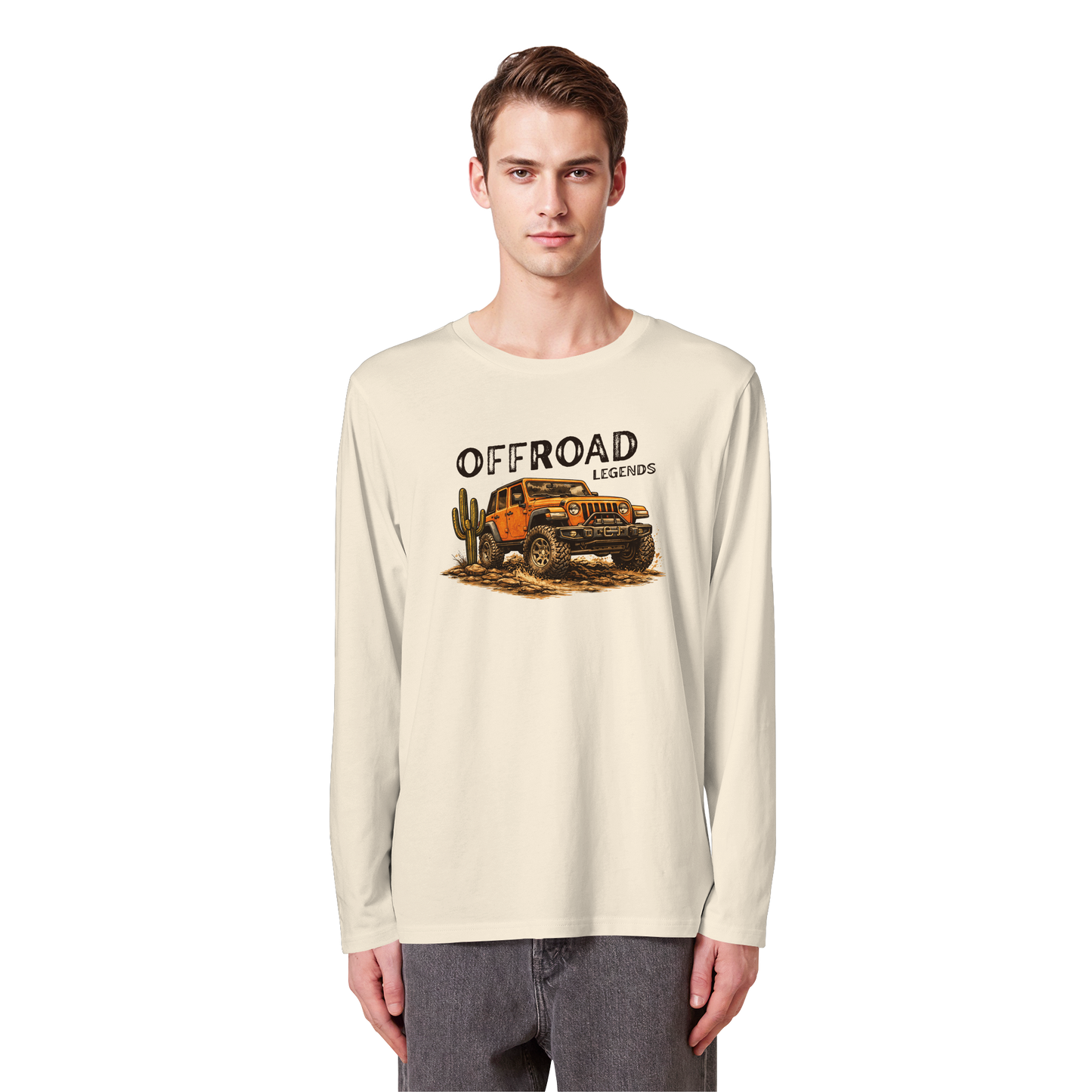 Offroad Legends - Mud & Mountains - Organic Longsleeve T-Shirt