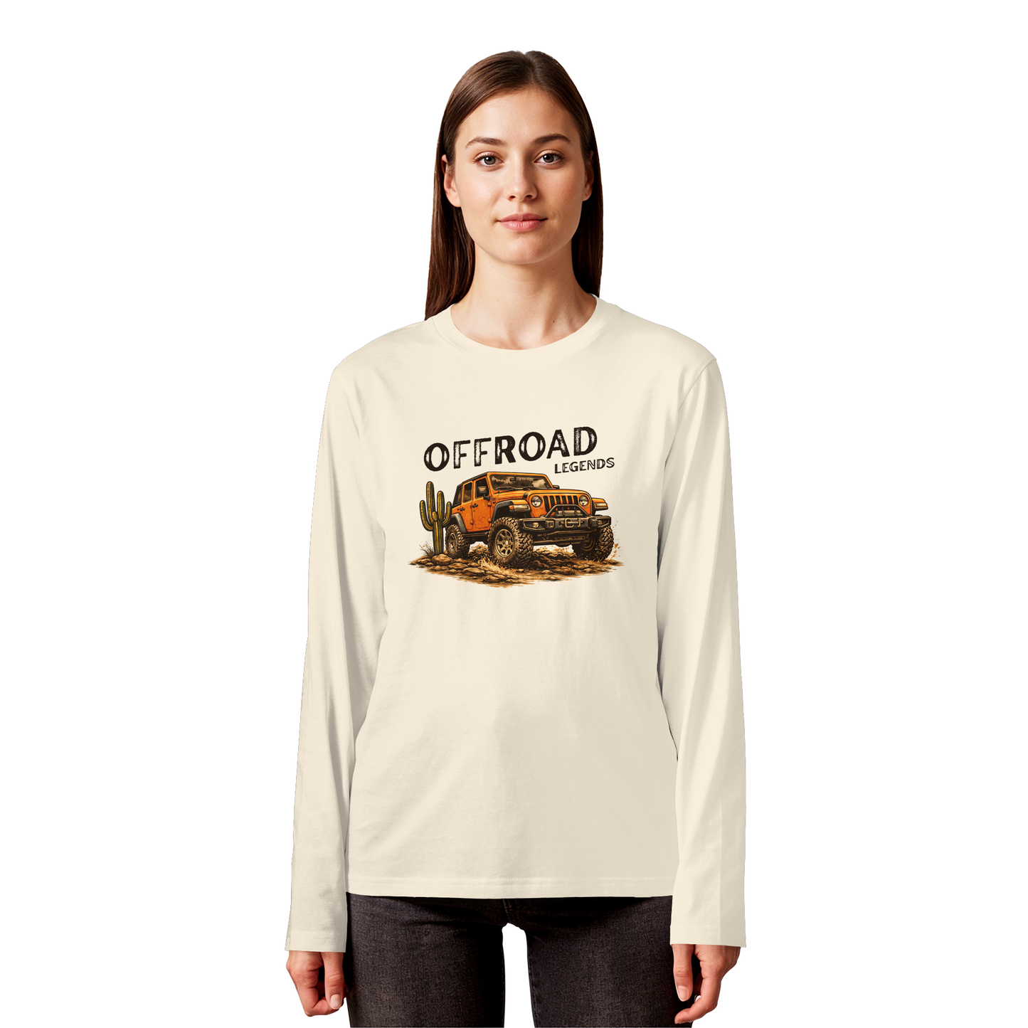 Offroad Legends - Mud & Mountains - Organic Longsleeve T-Shirt
