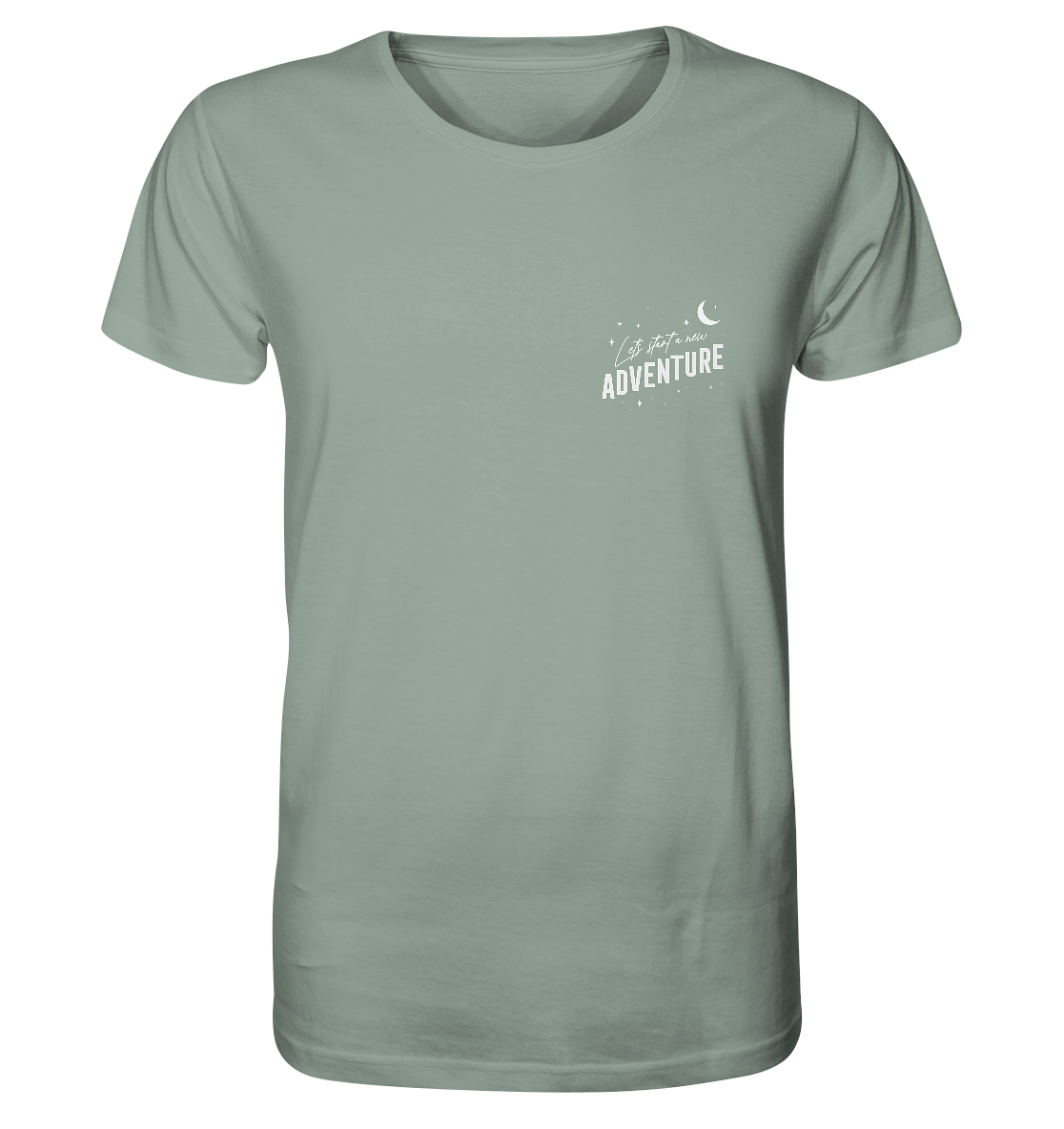 Organic Shirt „Let’s Start a New Adventure – Camping“