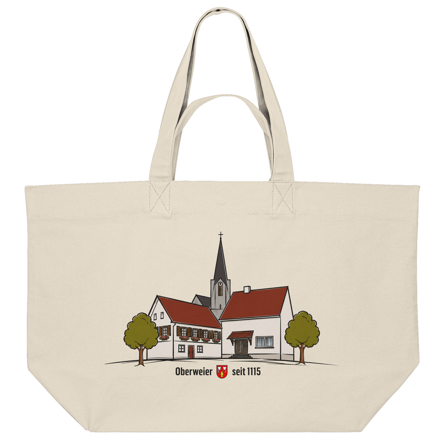 Oberweier - seit 1115 - Organic Shopping-Bag