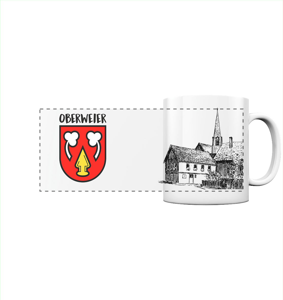 Oberweier - Panorama Tasse