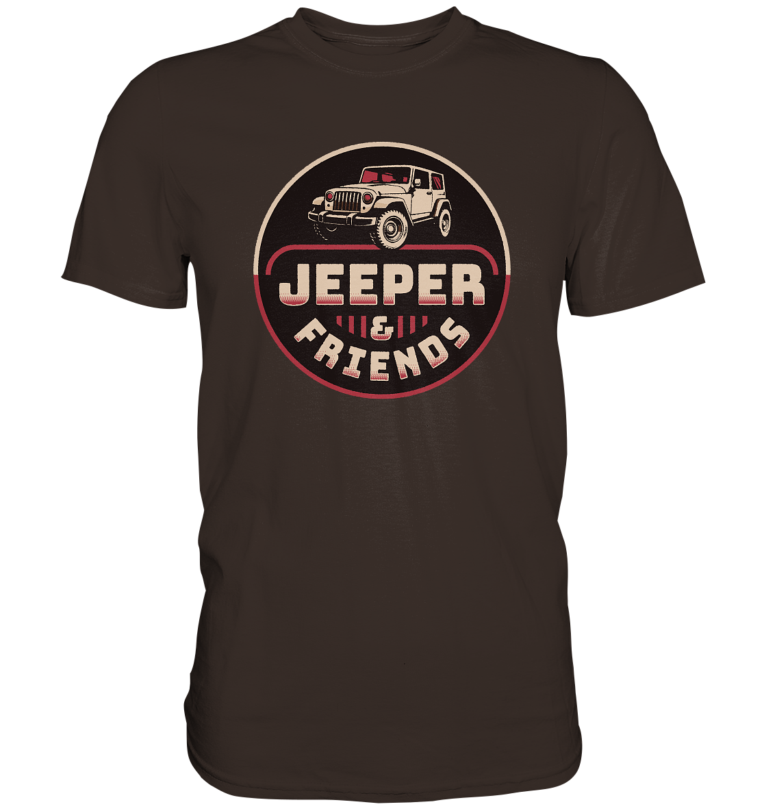 Jeeper & Friends – Premium Shirt für echte Offroad-Fans