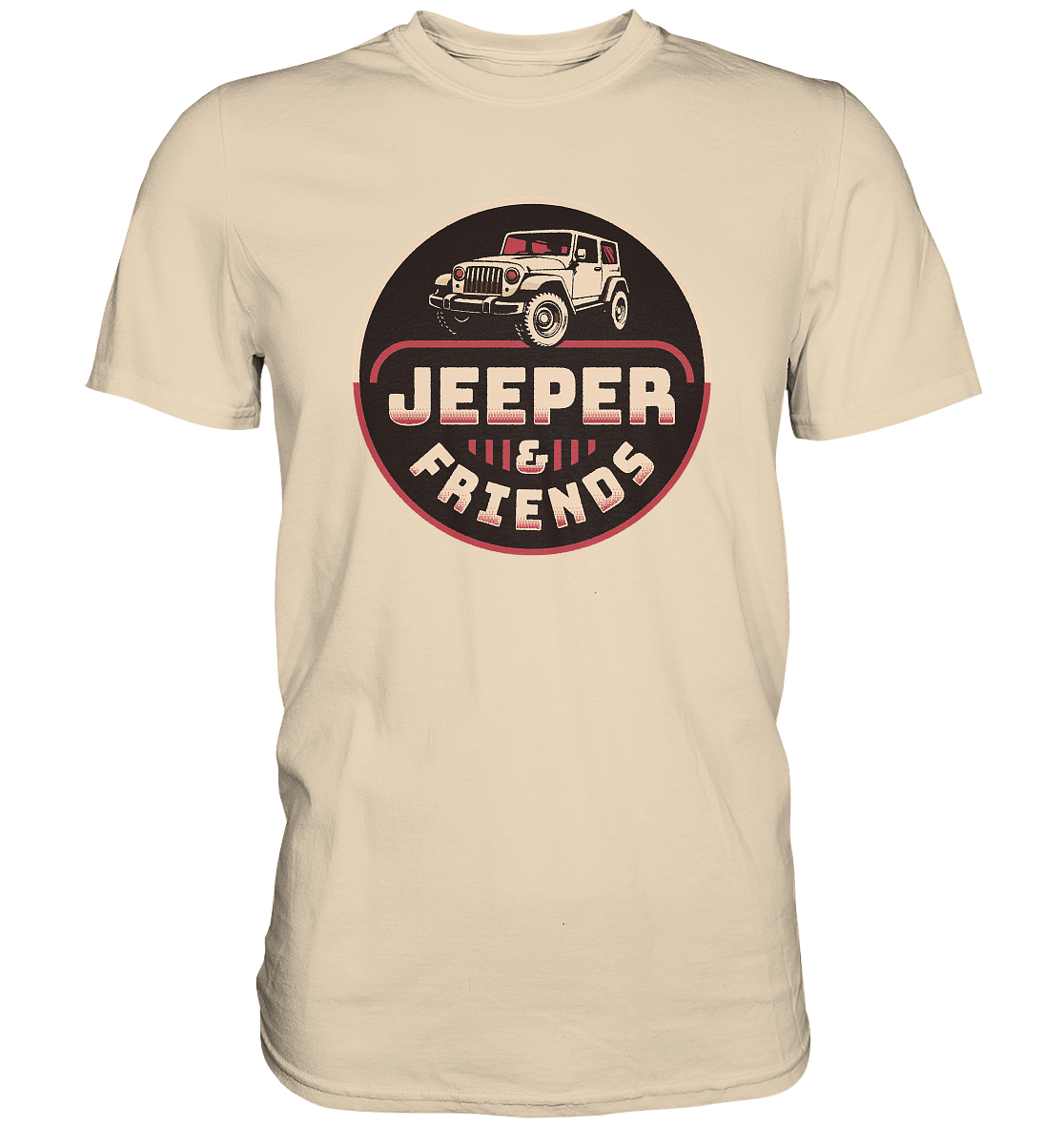 Jeeper & Friends – Premium Shirt für echte Offroad-Fans