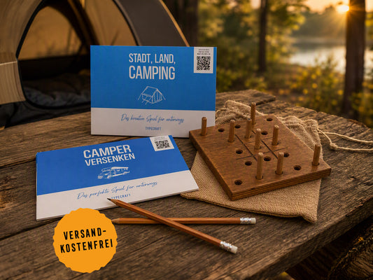 Geschenkset Camping – Das perfekte Geschenk für Camper, Vanlife-Fans & Outdoor-Abenteurer