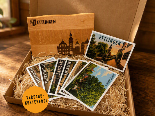 Geschenkset Ettlingen & Stadtteile – Heimat verschenken mit Stil